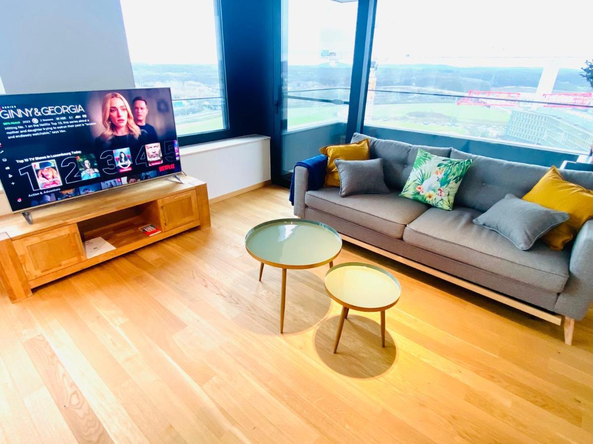 Appartement Luxury 1 Bedroom In Heart Of Cloche D'or, Spa, Gym, Terrace & Parking-23 Luxemburg