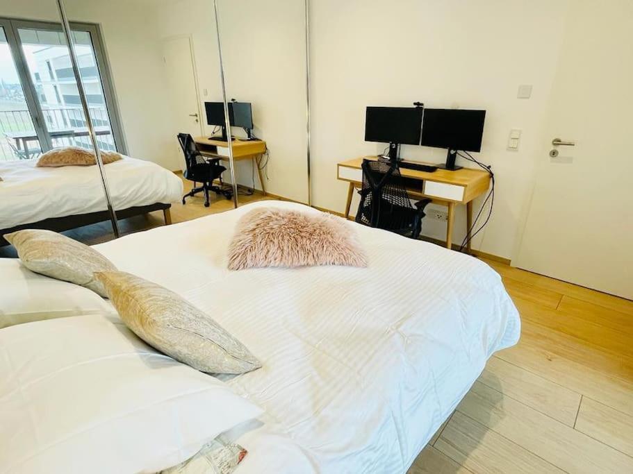 Luxury 3 Bedrooms Flat In The Heart Of Gasperich Terrace And Parking-cd2 Luxemburg