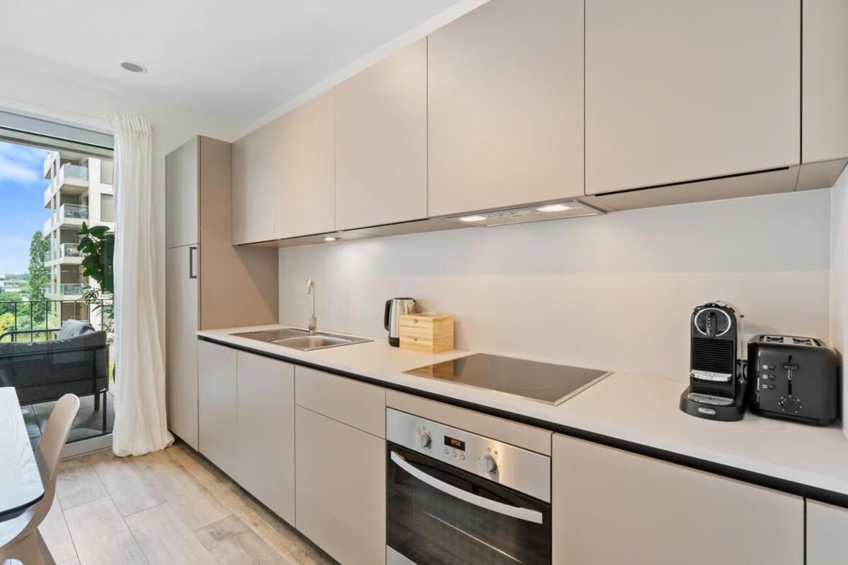 Modern Studio With Balcony In