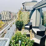 The Luxury Green Penthouse In City Center With Terrace And Free Parking