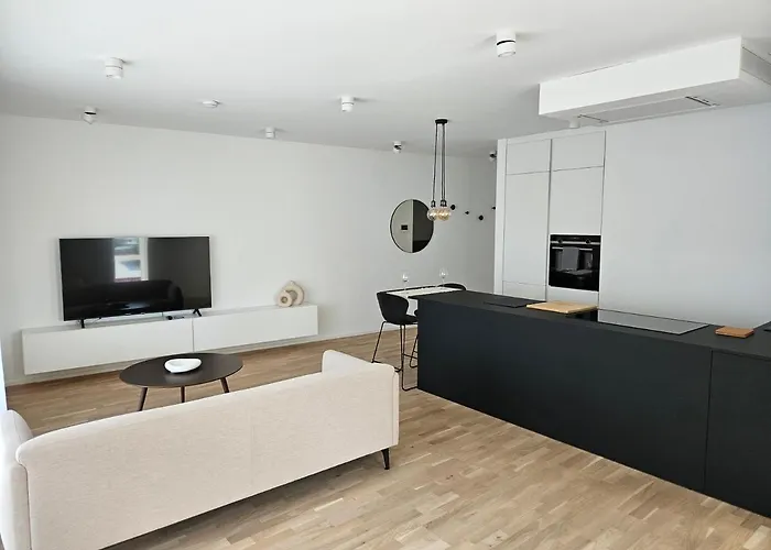 New Spacious Two Bedroom Center With Parking, Near Public Transport