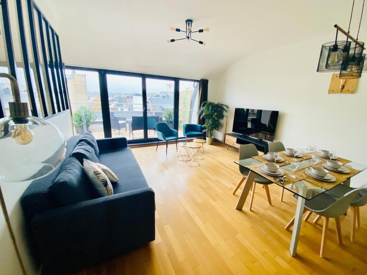 The Luxury Green Penthouse In Center With Terrace And Free Parking Apartment *