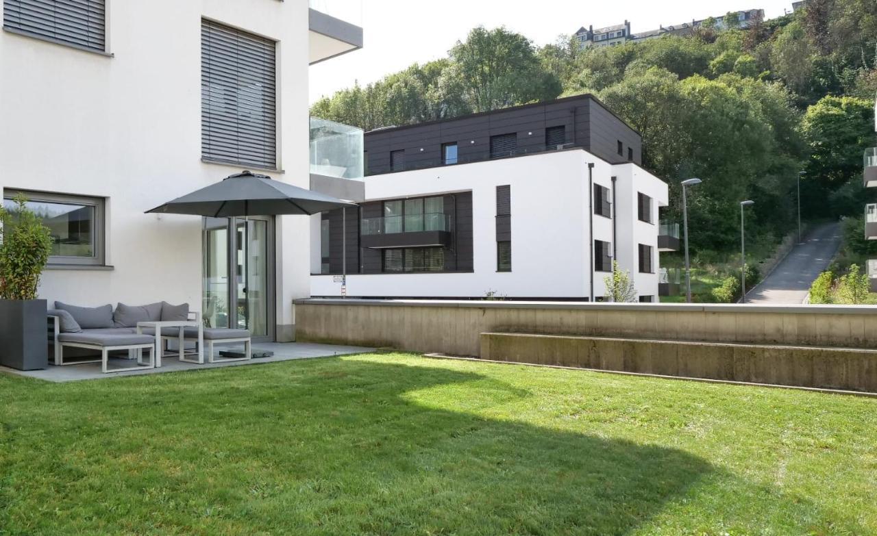 2br Apt 100 M2 W Terrace, Free Parking, Business Or Leisure Luxemburg