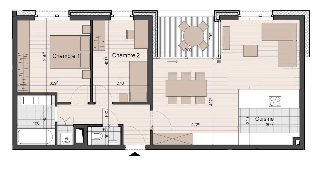 Kirchberg - High End 2 Bedrooms In * Luxemburg