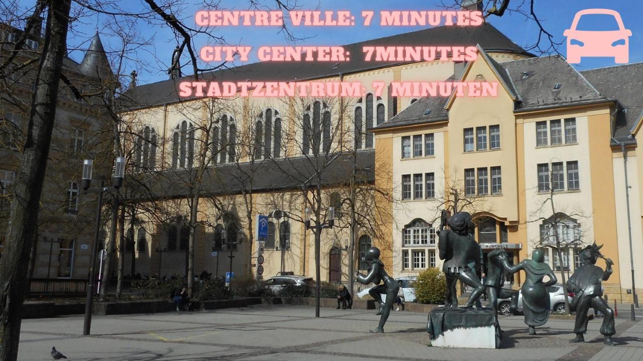 Apartment City - 70m2 - Easy Parking - Bus - 2 Tvs - Between City And Forest Luxemburg
