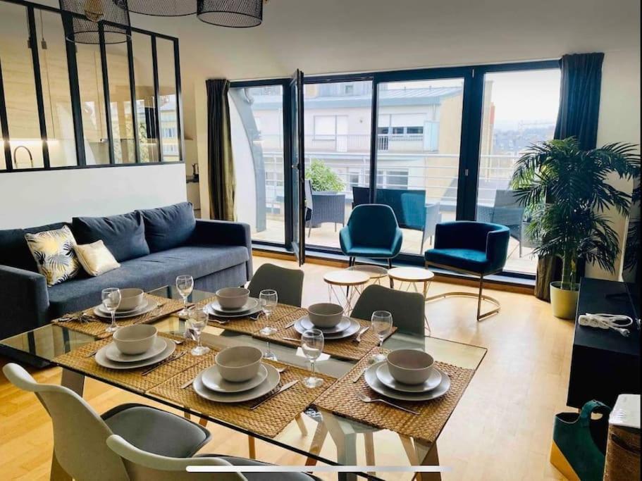 Penthouse 2 Bedrooms In Center With Parking - 51 Luxemburg