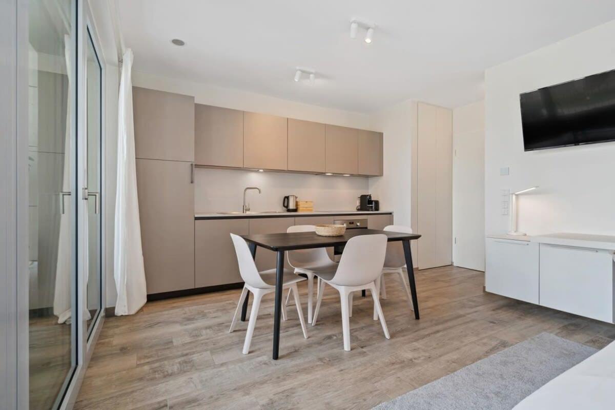 Modern Studio With Balcony In