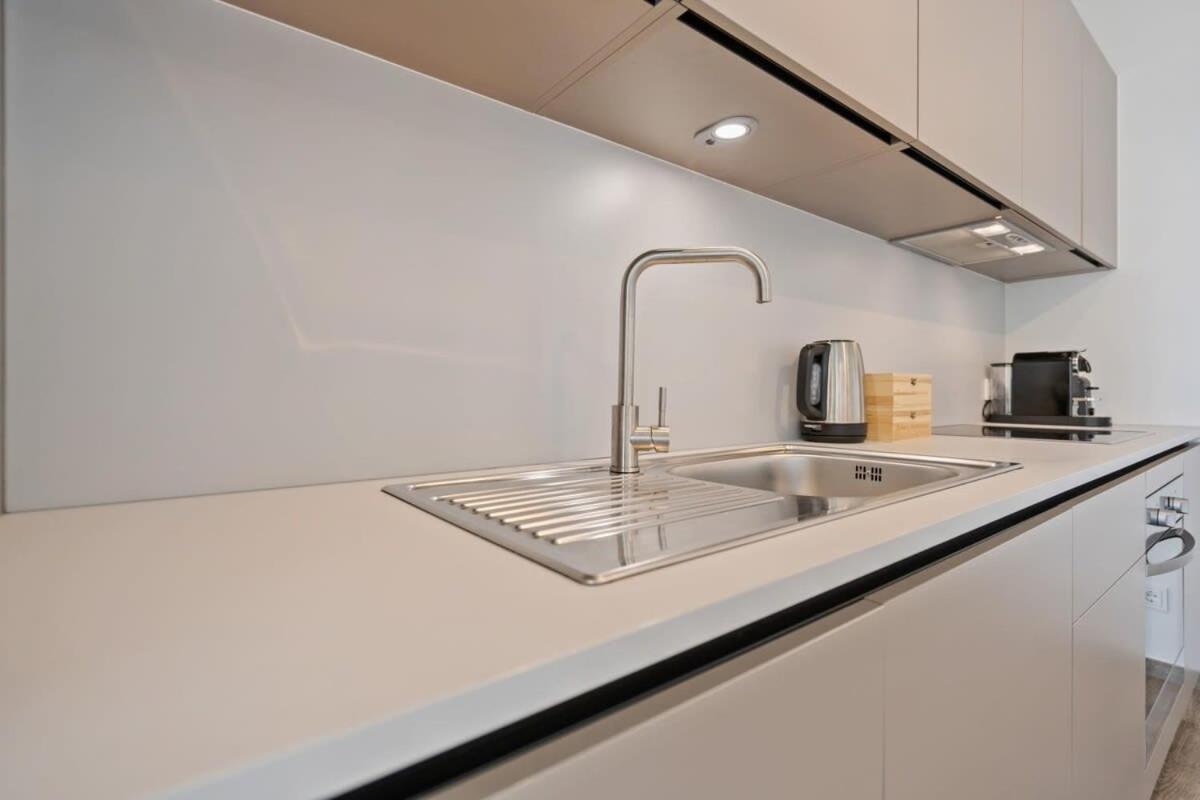 Modern Studio With Balcony In Apartment Luxembourg