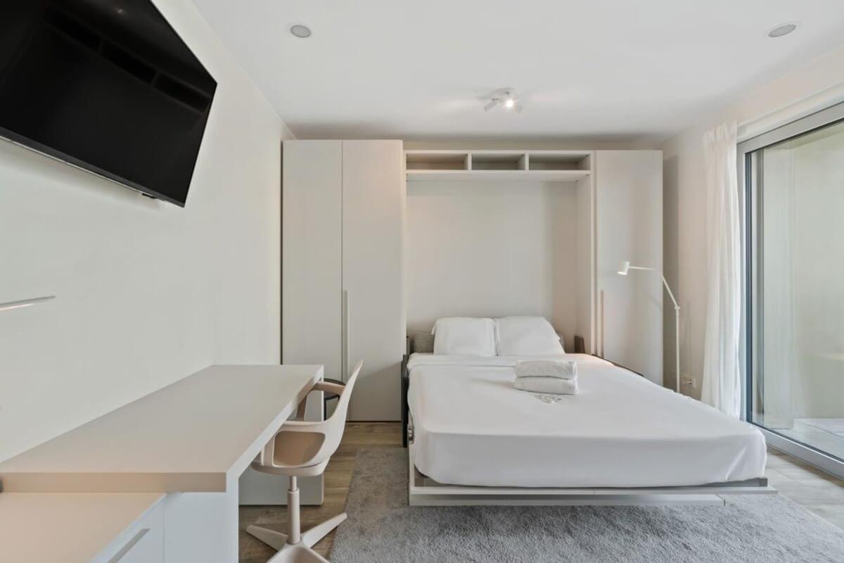Modern Studio With Balcony In