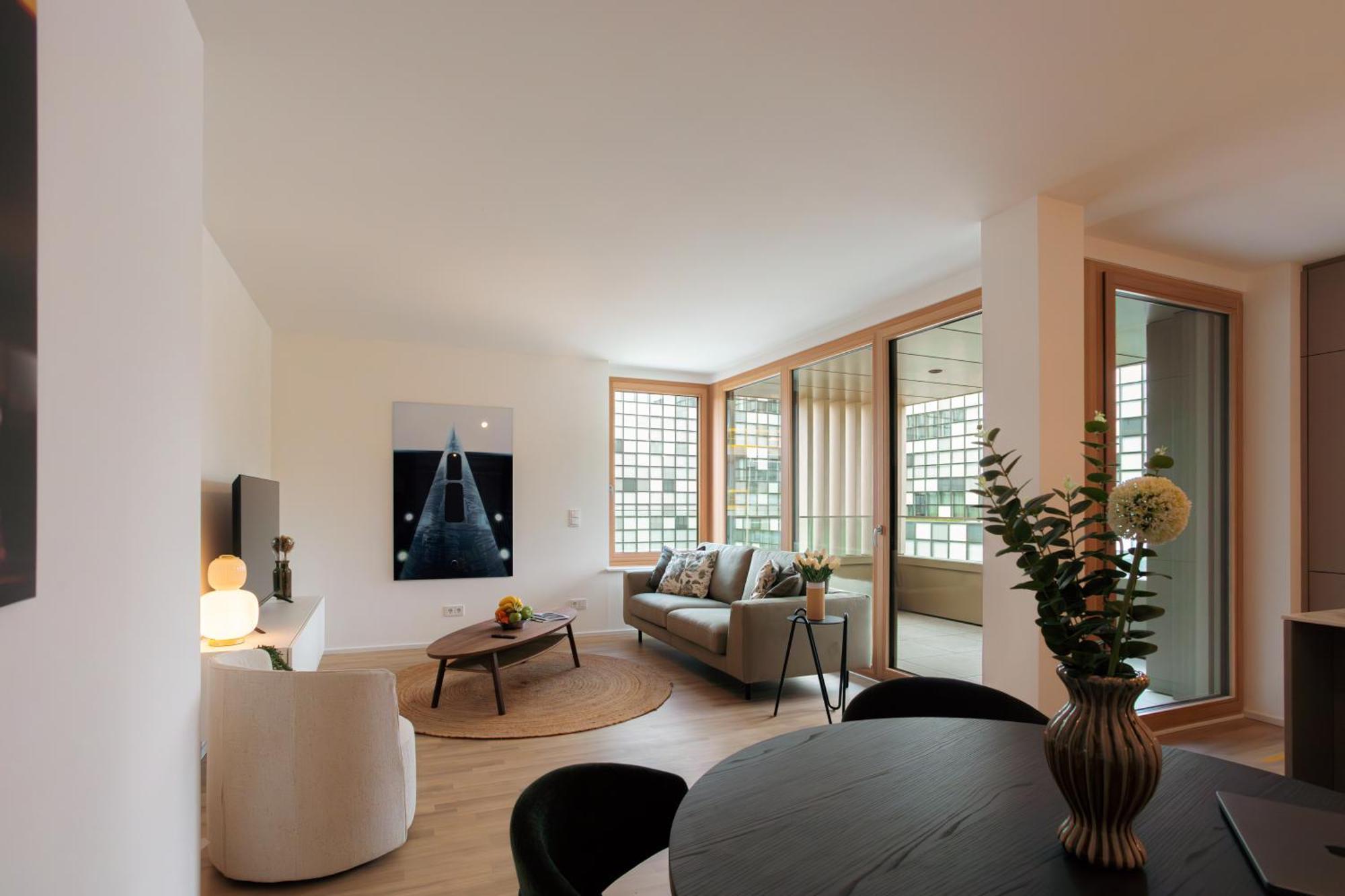 Media Bay In Kirchberg By Rentaroo Appartement Luxemburg
