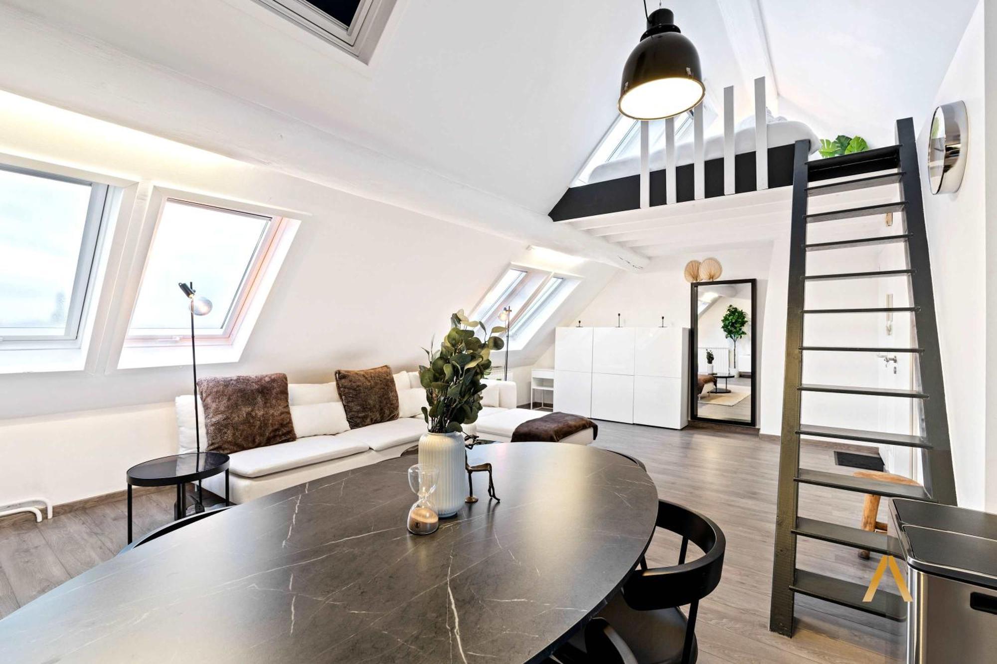 Charming 1br Loft In Ville-haute, Apartamento
