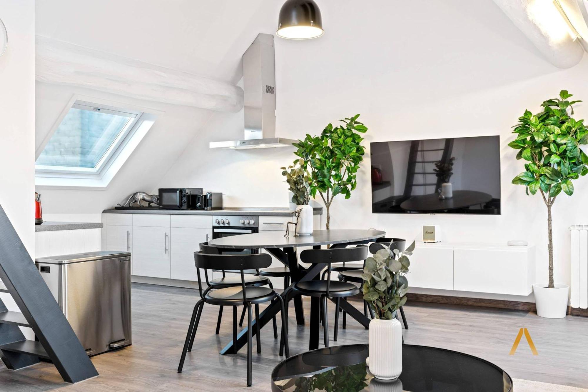 Apartamento Charming 1br Loft In Ville-haute, *