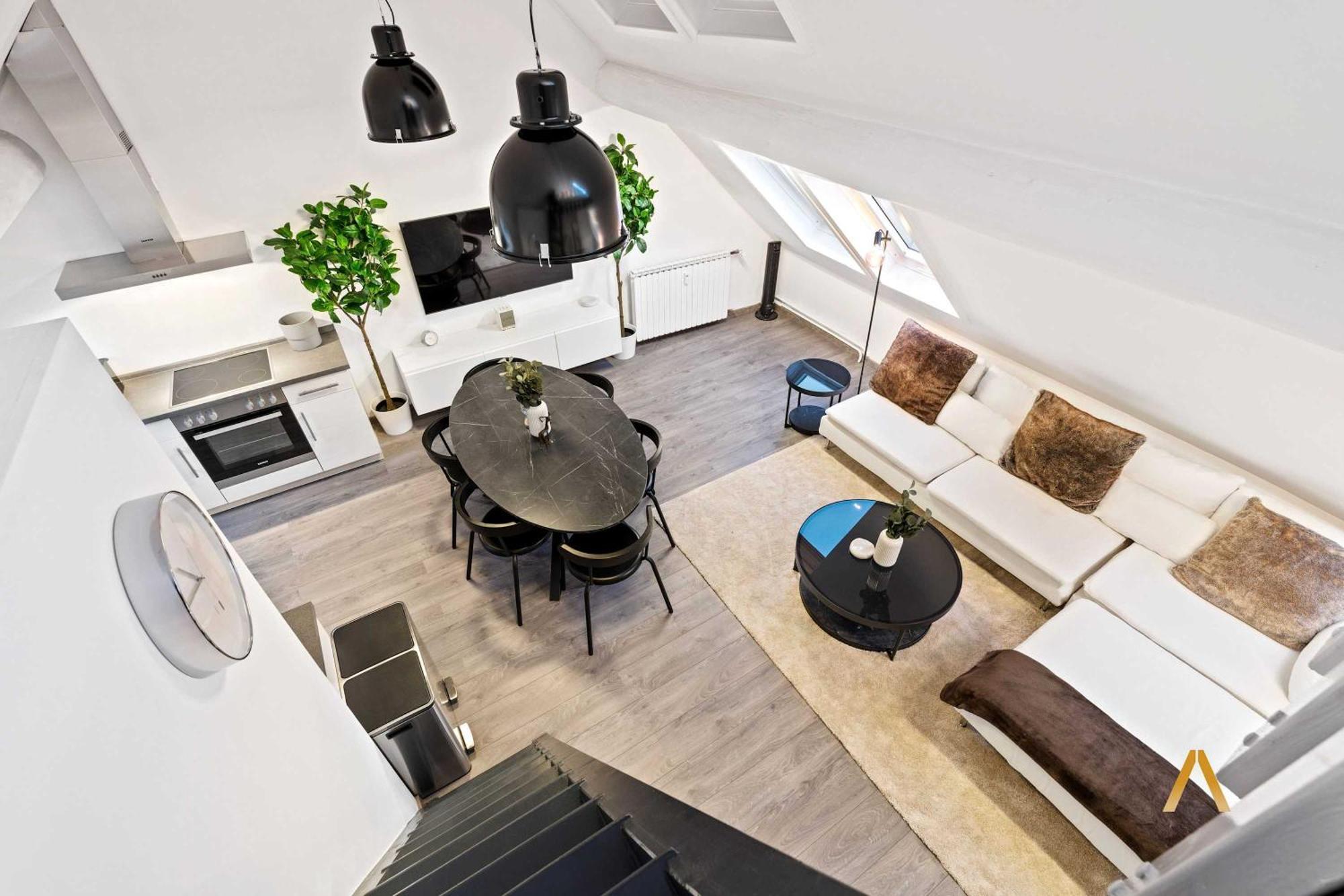 Apartamento Charming 1br Loft In Ville-haute,