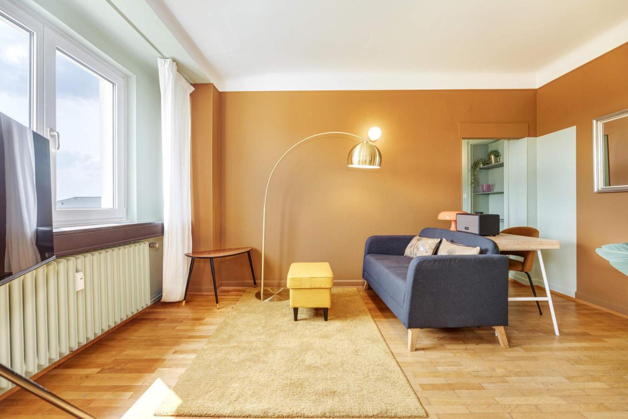 Elegant 1br With Full Kitchen & Workspace Appartement