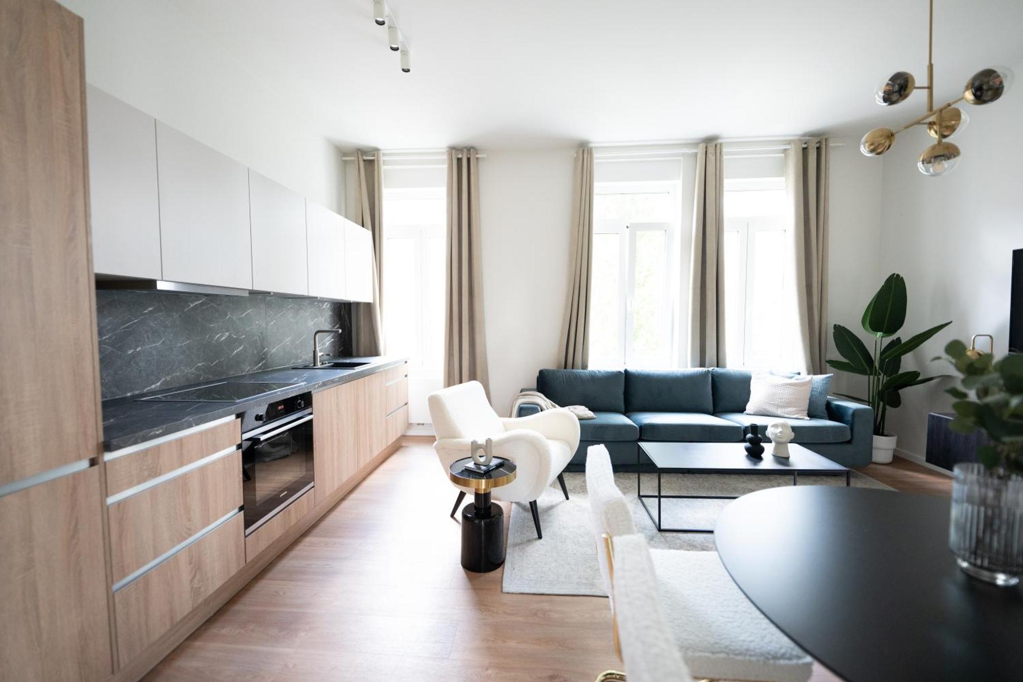 Apartment Stockholm Style Designer In Limpertsberg *