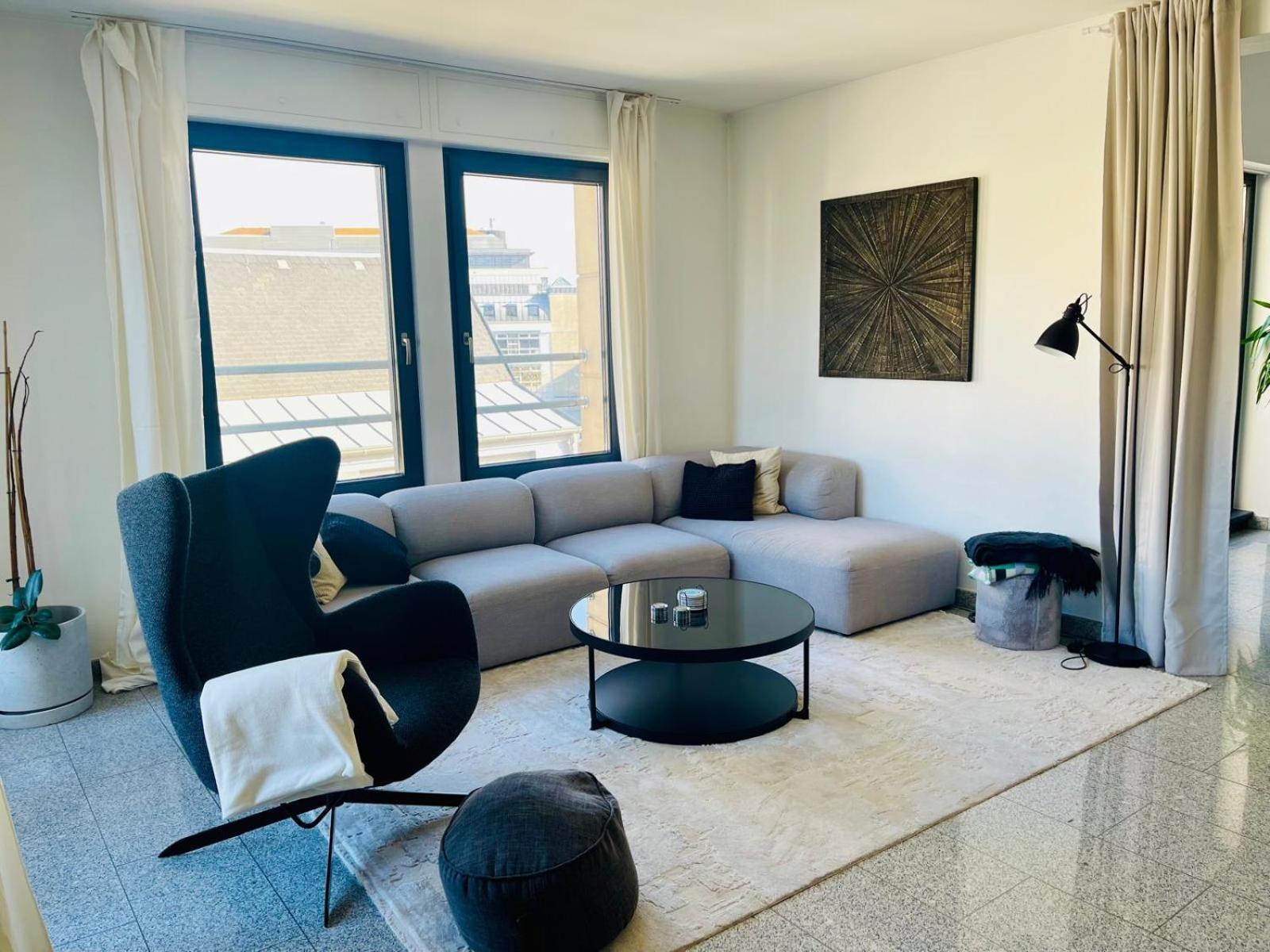 Lux Penthouse - Office, Terrace, Gym & Parking Luxembourg