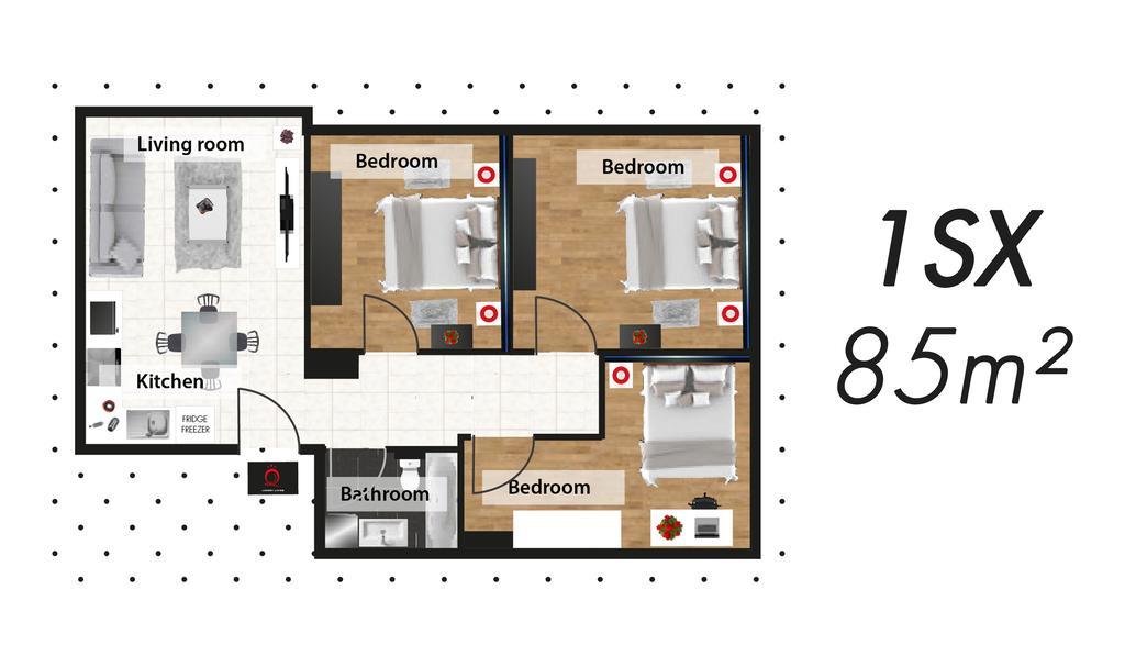 The Queen Luxury - Serena Appartement Luxemburg