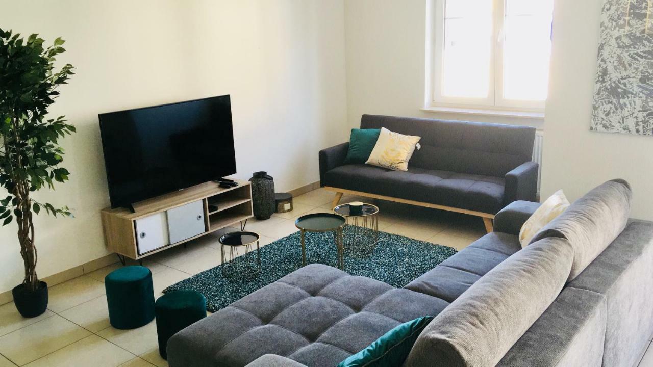 Appartement Art Deco 100m2 Flat 2 Min Walking From Train Station In Center, Free Parking And Terrace - 2b Luxembourg